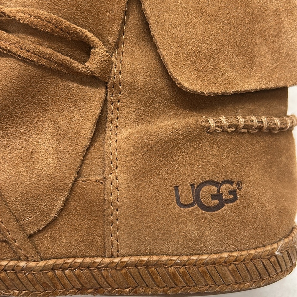 Ugg Women's Reid Suede Leather - Chestnut Boots - Picture 15 of 16